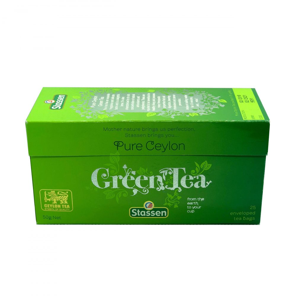 Pure ceylon green tea, Stassen